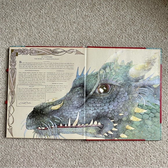 Mythical Dragon 2003 First Edition Dragonology Hardcover Book Dr. Ernest Drake - Picture 2 of 9